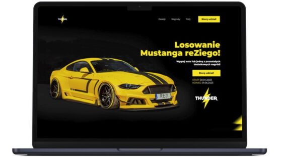 Nofsza z Grupy Eura7 organizuje losowanie Forda Mustanga reZiego