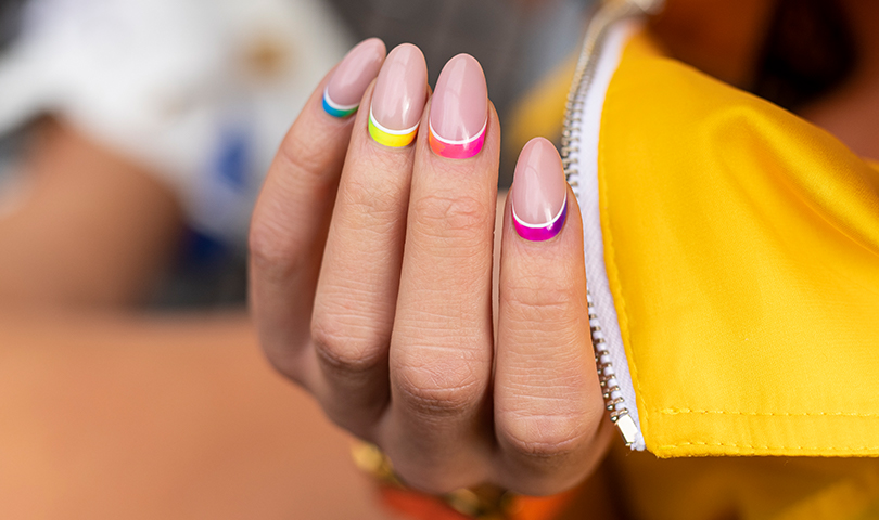VIDEO] Neon gel polish nails - how to make them look perfect? Ruffian  Manicure STEP BY STEP | Blog Indigo Nails