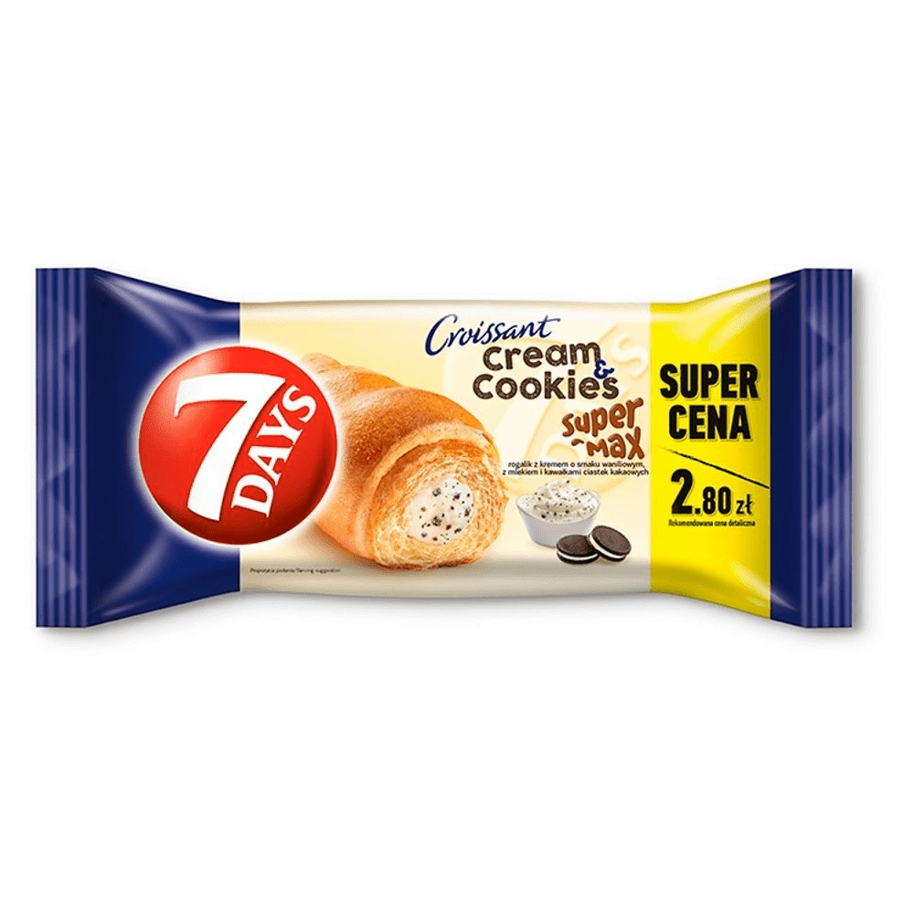 ROGALIK 7DAYS MAX CREAM COOKIE 110G MONDELEZ (18)