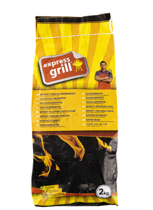 EXPRESSGRILL BRYKIET Z WEGLA DRZEWNEGO 2KG