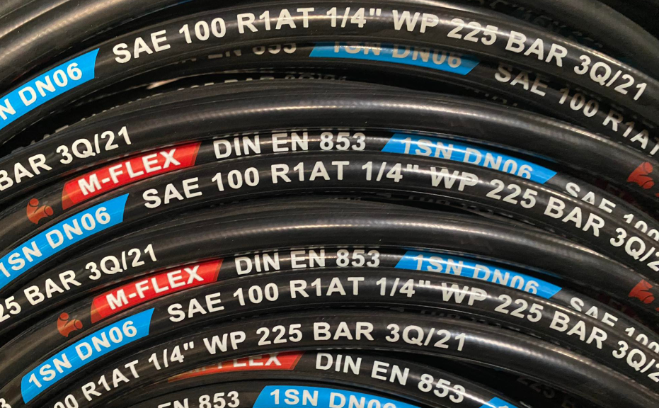 Hydraulic hose type: 1SN M-FLEX Hydraulic hose type: 1SN M-FLEX