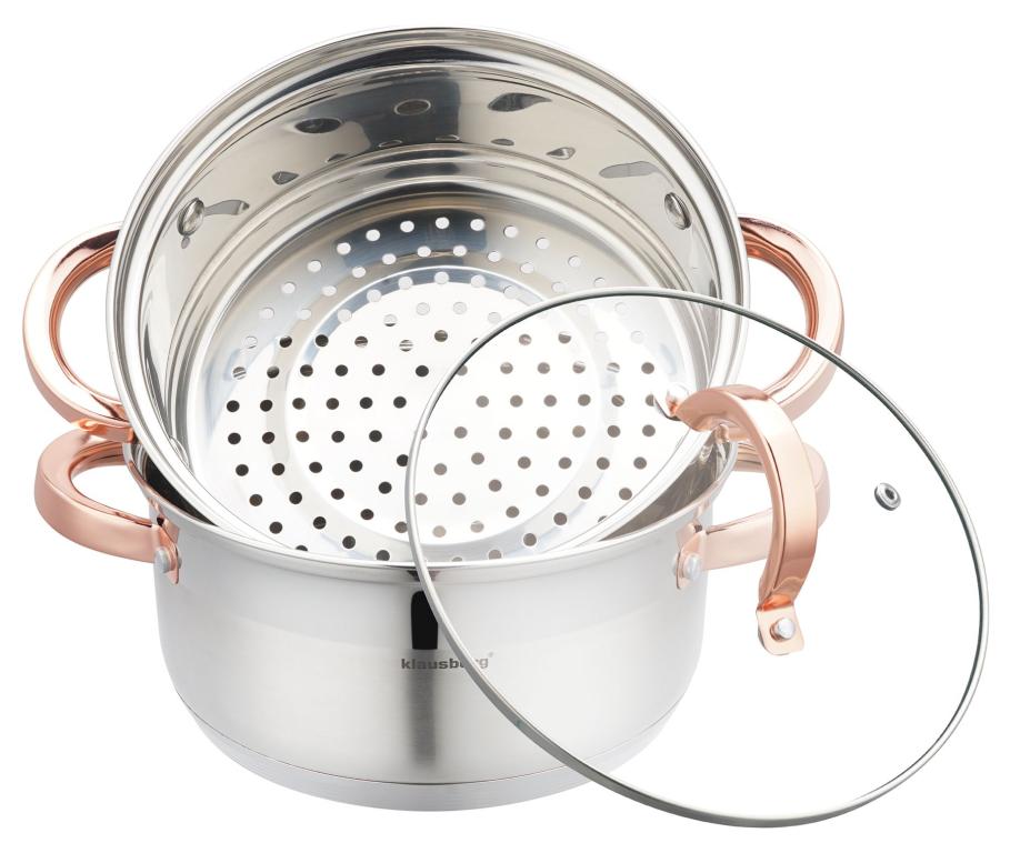 Garnek do gotowania na parze 3 elm, 20cm, 3,1L KB7728