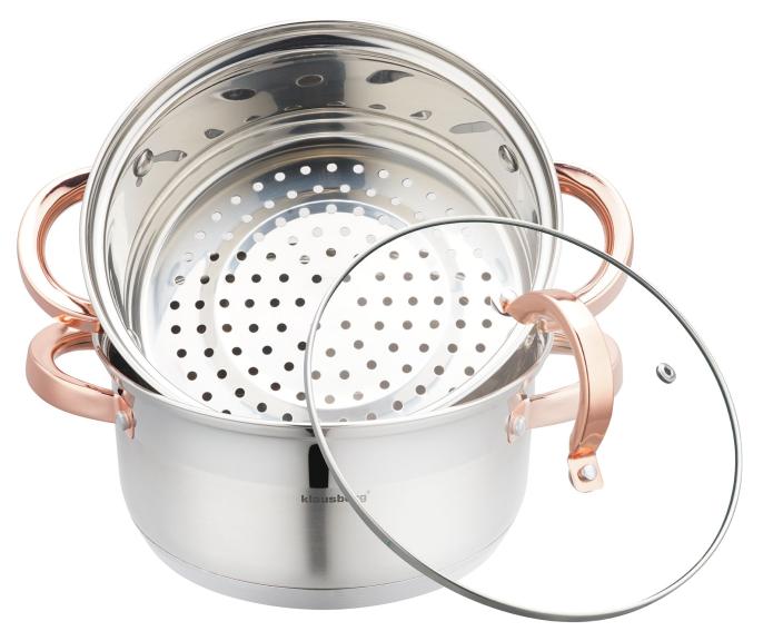 Garnek do gotowania na parze 3 elm, 20cm, 3,1L KB7728