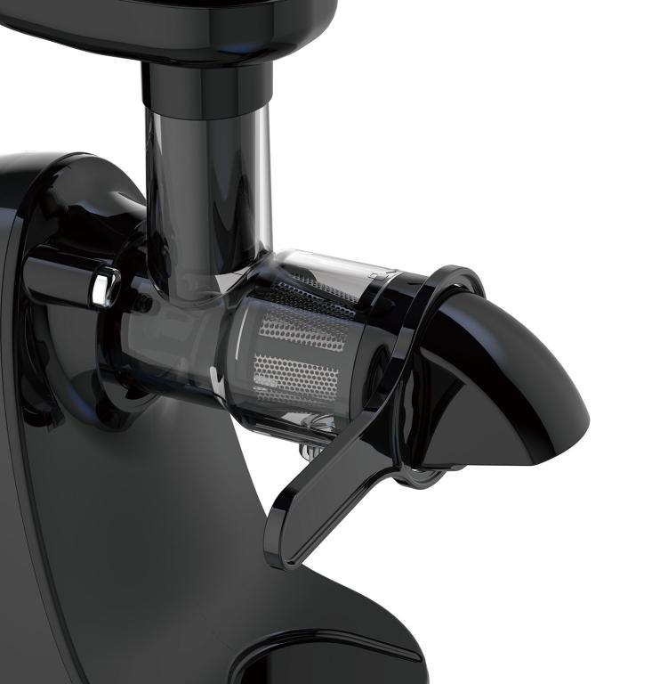 Wyciskarka wolnoobrotowa do owoców i warzyw, pozioma, czarna ze srebrnymi elementami , 150W, Klausberg, KB-7866