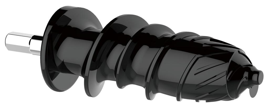 Wyciskarka wolnoobrotowa do owoców i warzyw, pozioma, czarna ze srebrnymi elementami , 150W, Klausberg, KB-7866