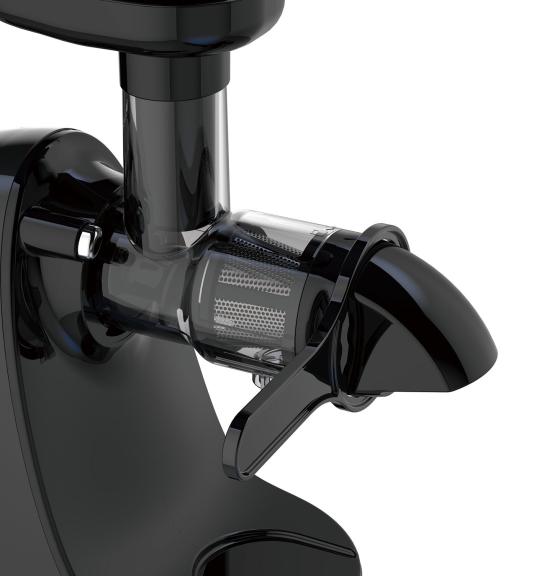 Wyciskarka wolnoobrotowa do owoców i warzyw, pozioma, czarna ze srebrnymi elementami , 150W, Klausberg, KB-7866