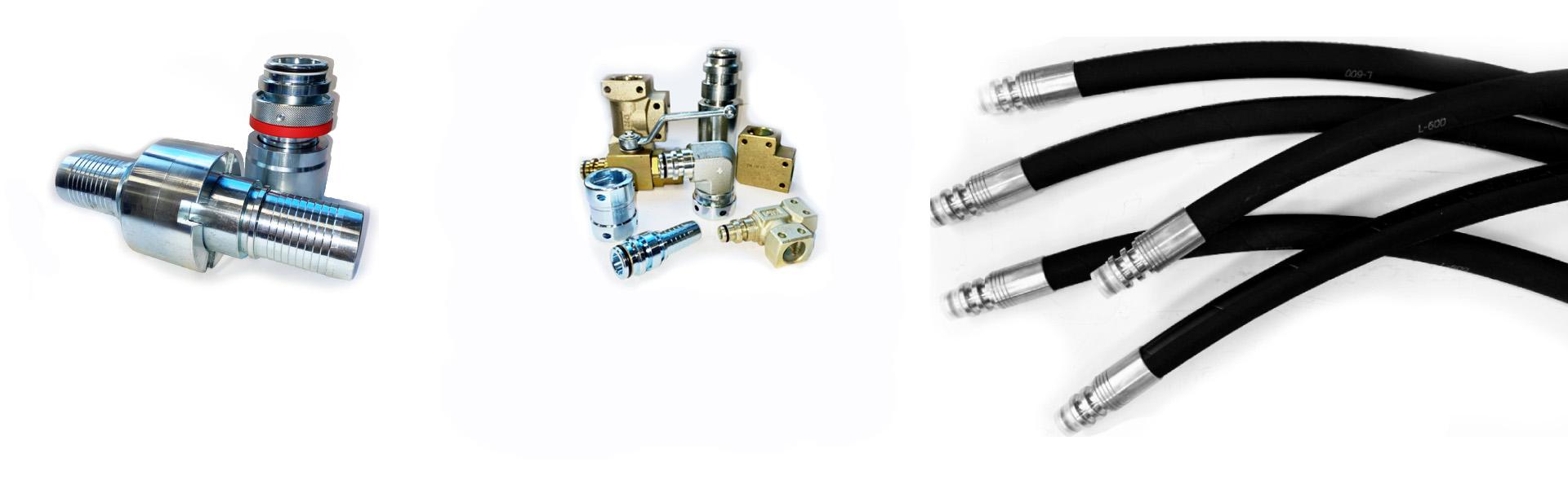 Hoses and fittings used in the mining industry