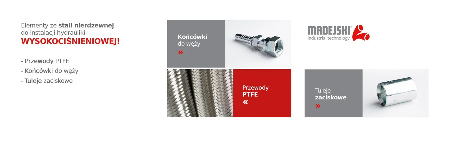 Elementy ze stali nierdzewnej